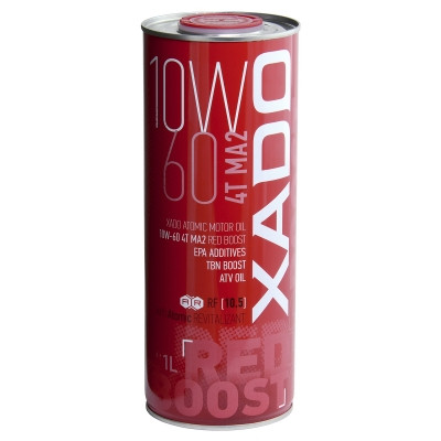 XADO 10W-60 4T MA2 RED BOOST motorolaj 1L